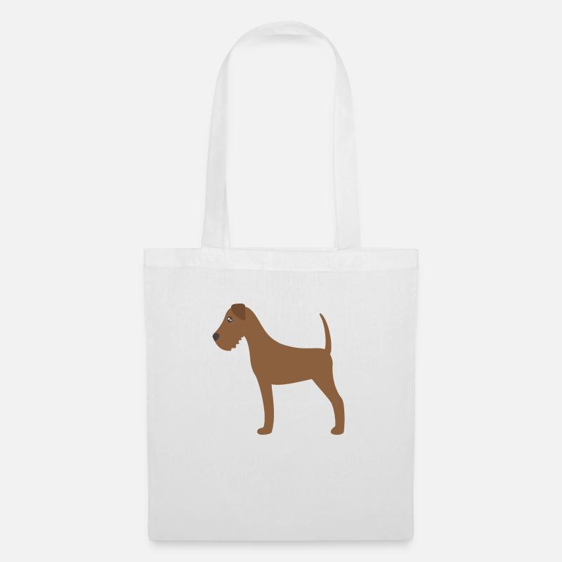 irish terrier - Stoffbeutel - Weiß
