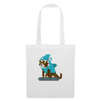 Cat-Shark Meme Rumba 8Bits - Tote Bag - white - Front