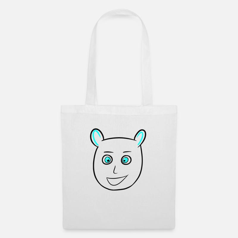 PabsyYouBär - Stoffbeutel - Weiß