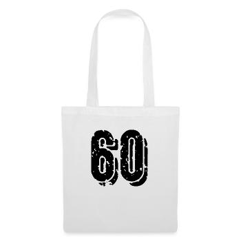 60 number jersey - Tote Bag - white - Front