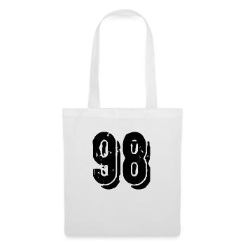 98 number jersey - Tote Bag - white - Front