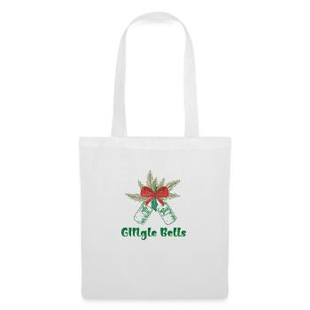 Jingle Glocken - Stoffbeutel - Weiß - Vorne