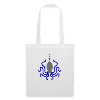 Octopus Octopus Blue Grey Animation - Tote Bag - white - Front