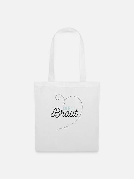 JGA Die Braut - Stoffbeutel - Weiß