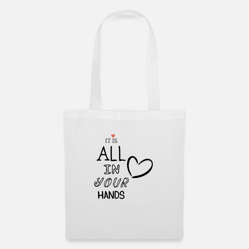 It is all in your Hands - Stoffbeutel - Weiß