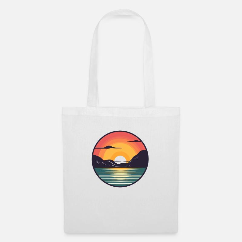 Sunset - Tote Bag - white