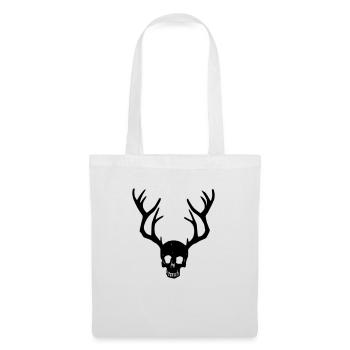 Saké en bois - Sac en tissu - blanc - Devant
