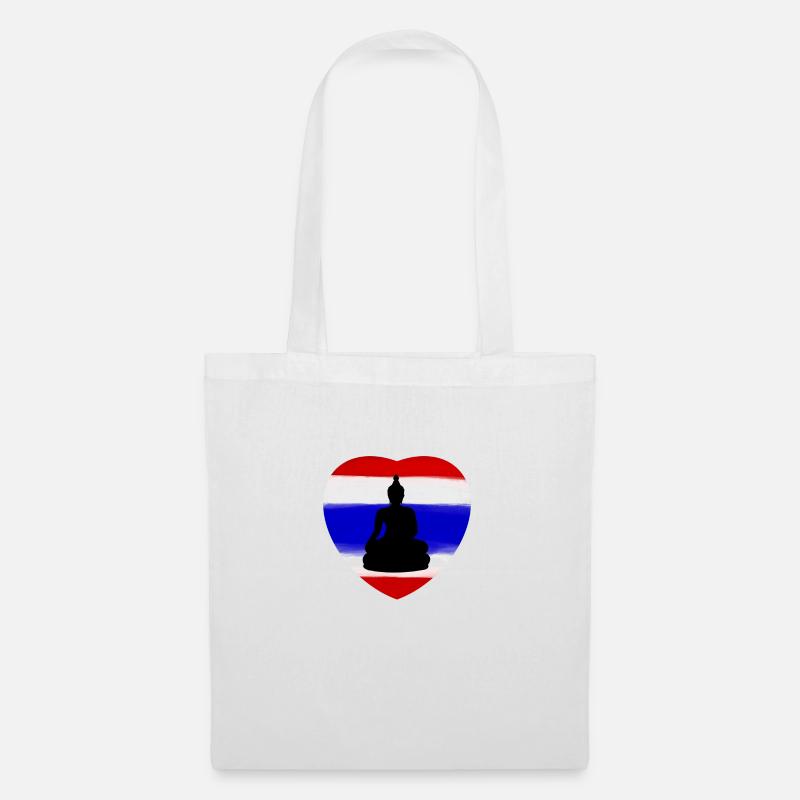 Thai Love - Stoffbeutel - Weiß