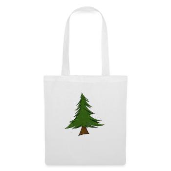 Fir | Christmas Tree | Pine Tree - Tote Bag - white - Front