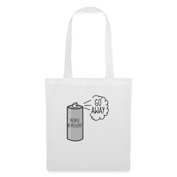 People Repellent Go Away Spray - Tote Bag - white - Front