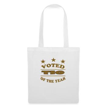 VOTED TIO OF THE YEAR - Sac en tissu - blanc - Devant