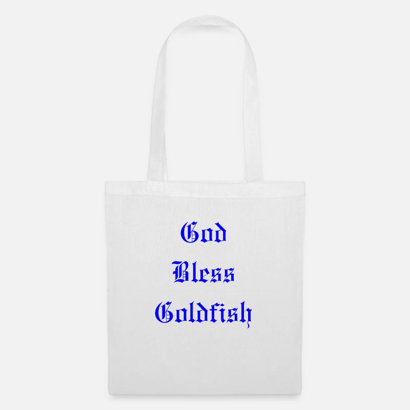 GodBlessGoldfish - Stoffbeutel - Weiß
