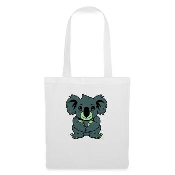 Koala Ours Bande Dessinée Animal - Sac en tissu - blanc - Devant