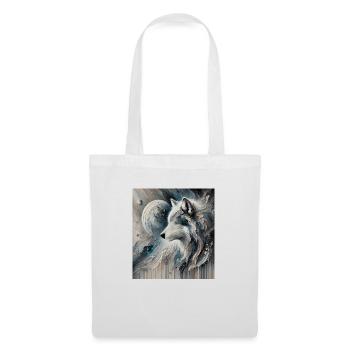 Abstract Wolf - Tote Bag - white - Front