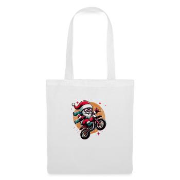 Cool Biker Santa - Tote Bag - white - Front