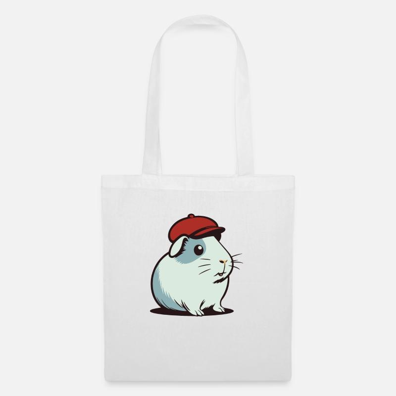 Meerschweinchen - Stoffbeutel - Weiß
