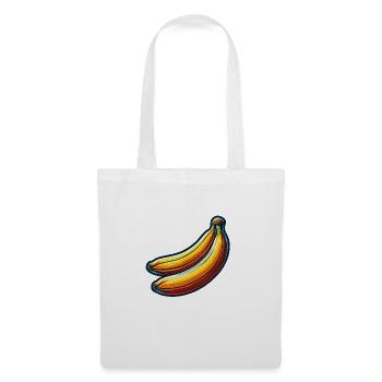 Bananen - Stoffbeutel - Weiß - Vorne