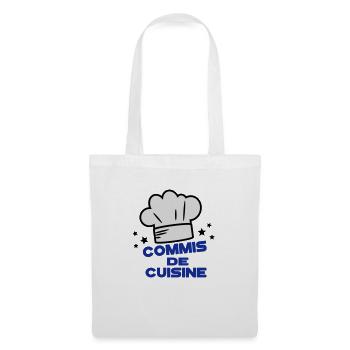 COMMIS DE CUISINE - Sac en tissu - blanc - Devant