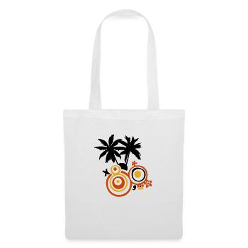 Palm Sommer für Surfer - Stoffbeutel - Weiß - Vorne