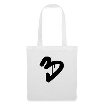 Graffiti : 3 - Sac en tissu - blanc - Devant