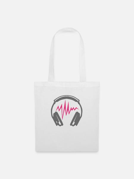 Equalizer Audio-Musik-Kopfhörer DJ zik2 - Stoffbeutel - Weiß