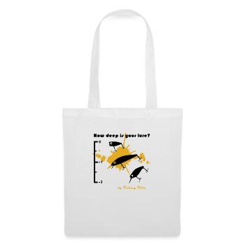 T-shirt How deep is your lure - Sac en tissu - blanc - Devant