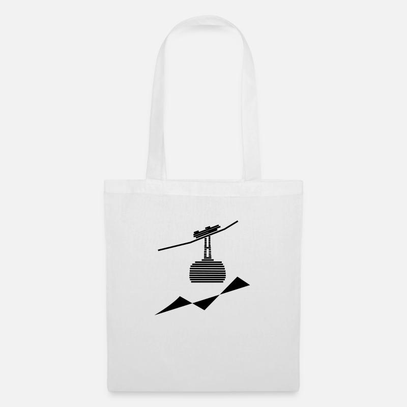 cable car - Tote Bag - white