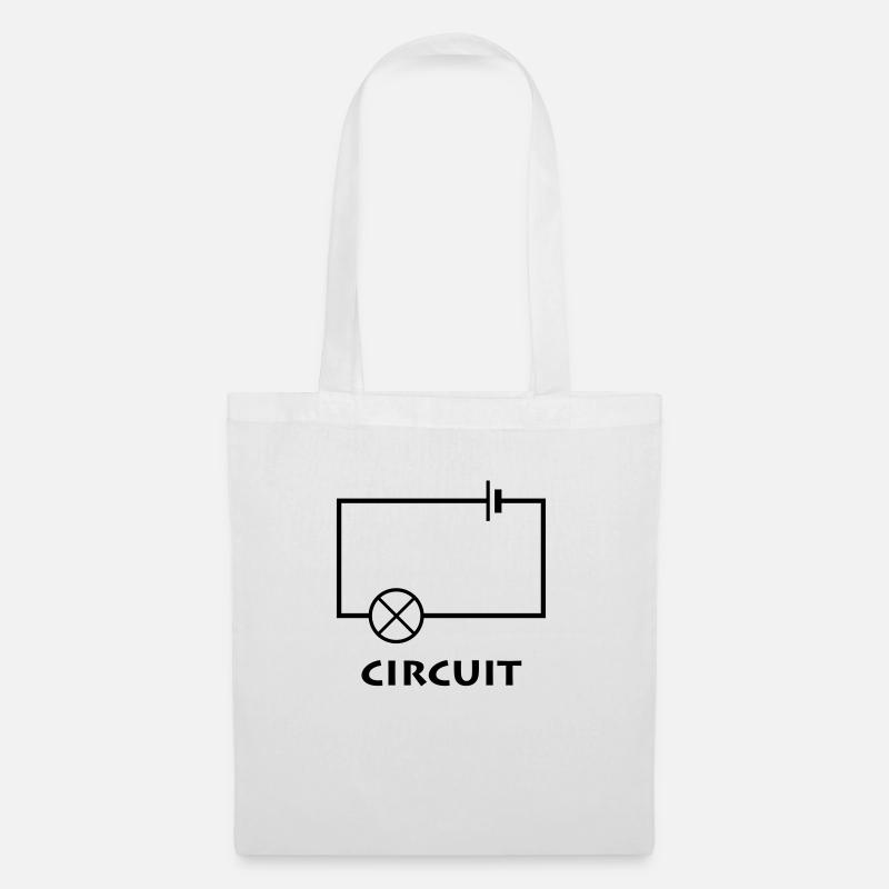 circuit - Stoffbeutel - Weiß