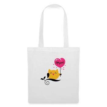 owl - owl - uhu - kauz - Mami - Mommy - 3C - Tote Bag - white - Front