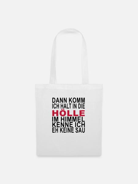 Hölle - Stoffbeutel - Weiß
