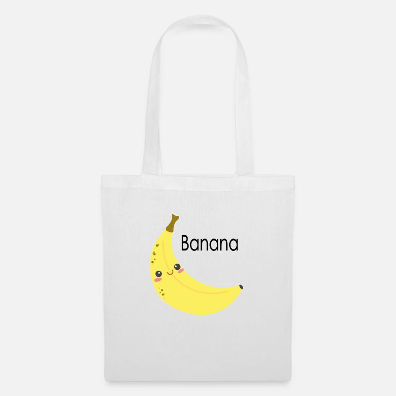 Banana - Stoffbeutel - Weiß