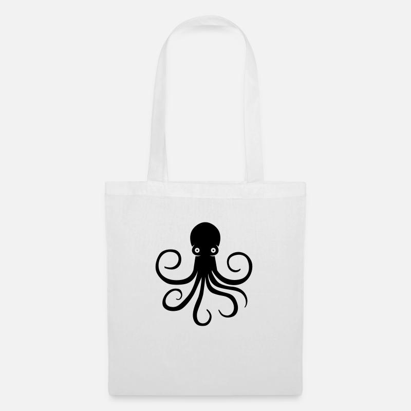 Octopus - Tote Bag - white