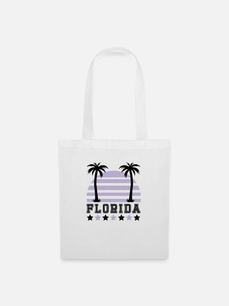 florida - Stoffbeutel - Weiß