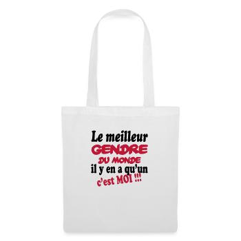 Le meilleur gendre du monde c'est moi !! - Tote Bag - white - Front