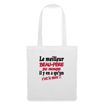 Le meilleur beau-père du monde c'est le mien !!! - Tote Bag - white - Front