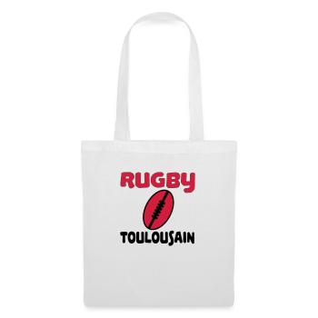 Rugby toulousain - Stoffbeutel - Weiß - Vorne