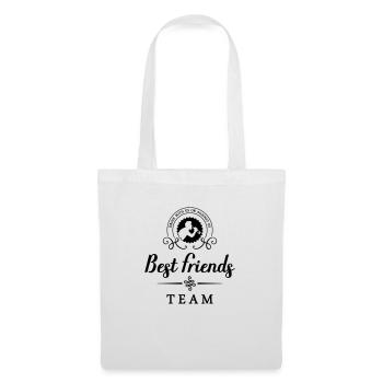 best friends team drink - Stoffbeutel - Weiß - Vorne
