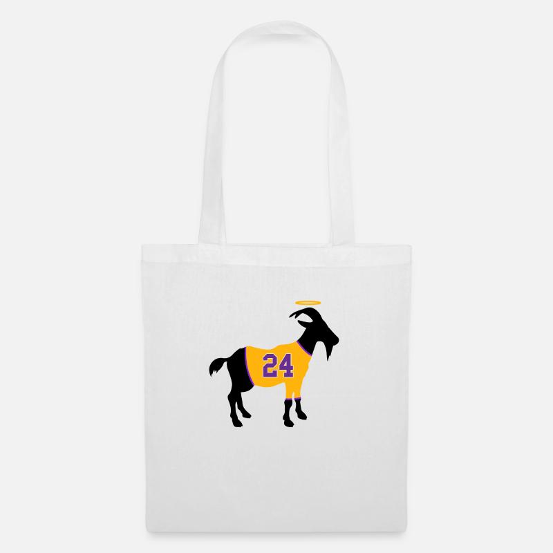 Kobe Bryant24 ZIEGE - Stoffbeutel - Weiß