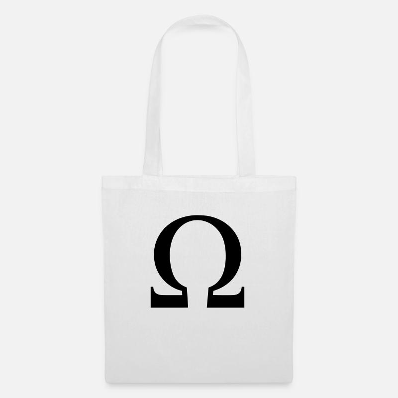 Omega - Stoffbeutel - Weiß