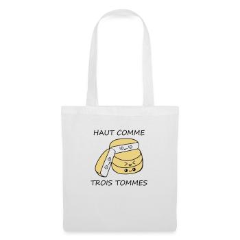 Haut comme trois tommes - Sac en tissu - blanc - Devant