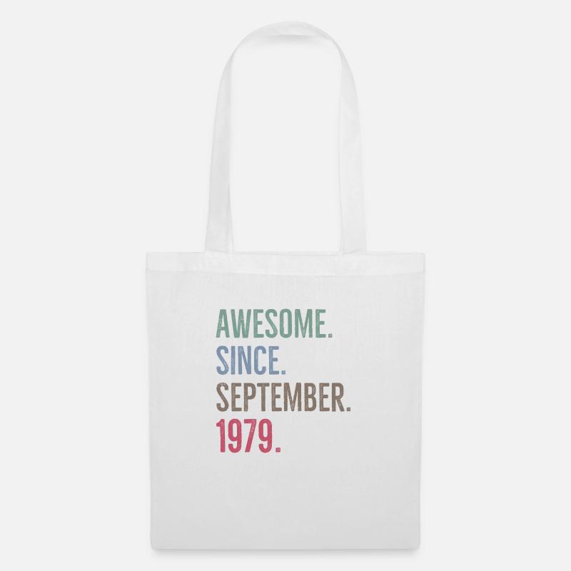 Awesome seit September 1979 - Stoffbeutel - Weiß