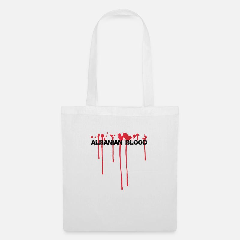 Albanian Blood - Stoffbeutel - Weiß