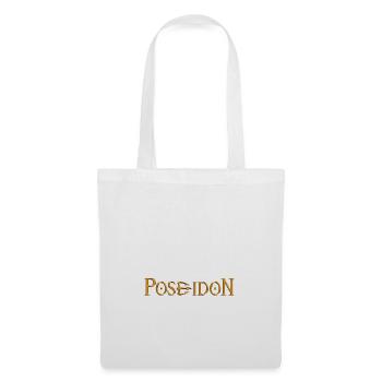 Poséidon or relief - Sac en tissu - blanc - Devant