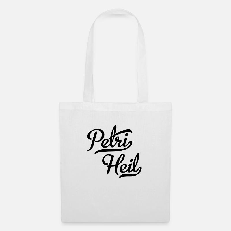 Petri Heil - Stoffbeutel - Weiß