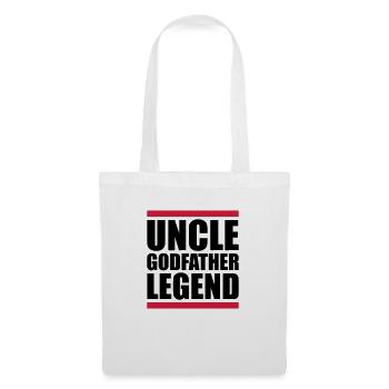 Uncle Godfather Legend Quote - Tote Bag - white - Front