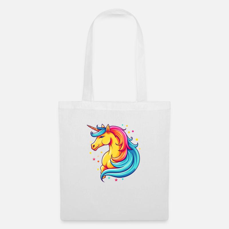 Einhorn - Stoffbeutel - Weiß