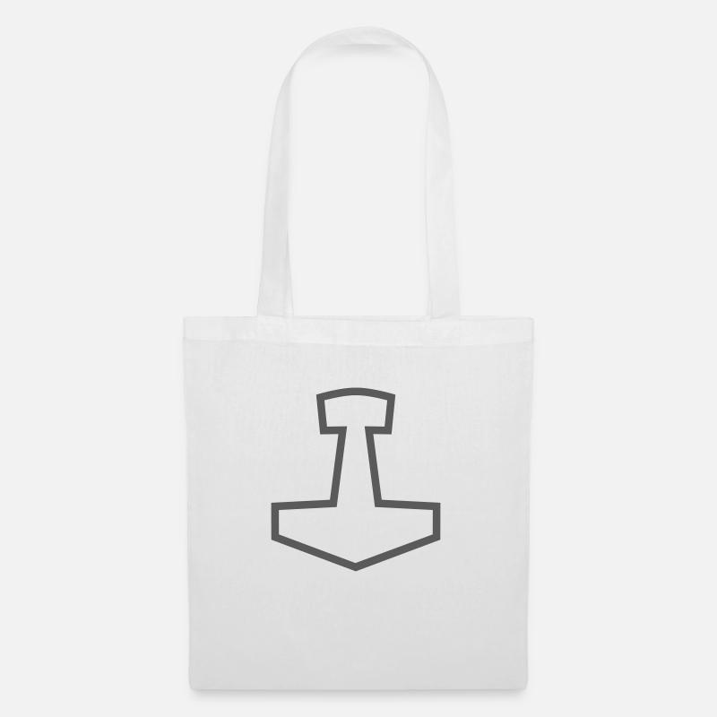 Mjölnir - Stoffbeutel - Weiß