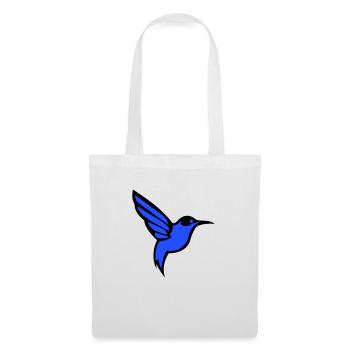 Colibri Oiseau - Sac en tissu - blanc - Devant