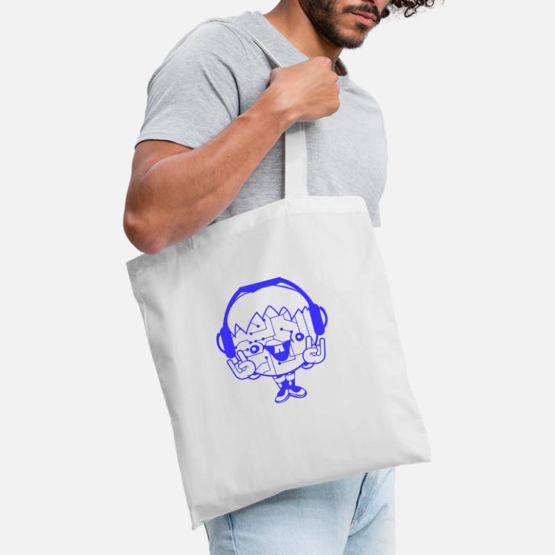 DJ Data Microchip Pattern Computer Nerd Geek Party Tote Bag