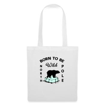 Ours polaire Wilderness Antarctique - Sac en tissu - blanc - Devant